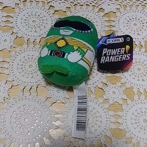 Green Power Ranger 3" podpals just play hasbro stuffed plush action figure